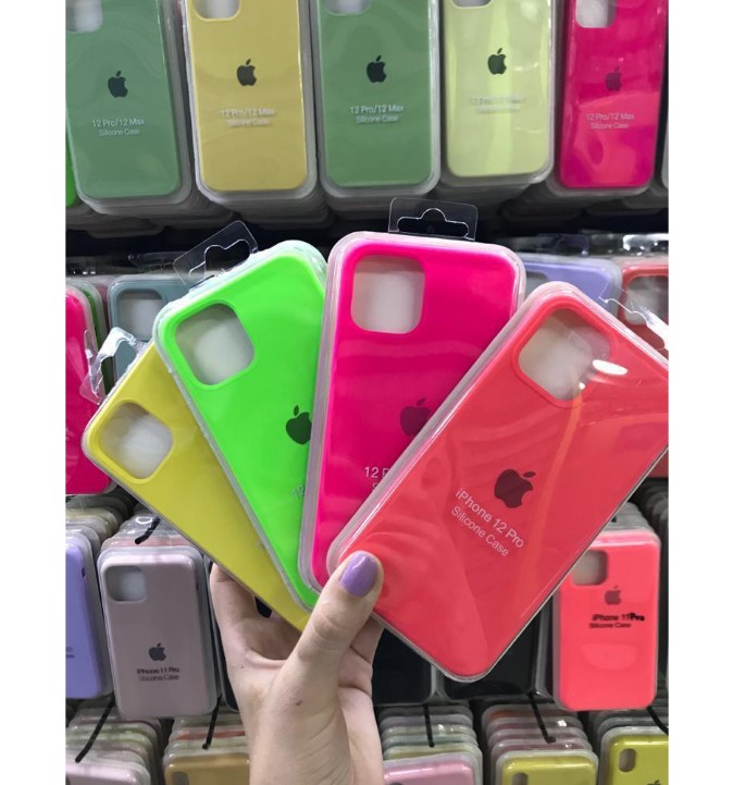  - Capinhas para Celular    Cod. CAPA CASE SILICONE IP 12/12 PRO